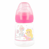 Biberon din polipropilenă Little Princess, cu tetină 2 picături, 0+ luni, 150 ml, culoare: roz Stor 45840 2