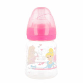 Biberon din polipropilenă Little Princess, cu tetină 2 picături, 0+ luni, 150 ml, culoare: roz Stor 45841 3