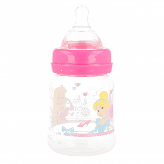 Biberon din polipropilenă Little Princess, cu tetină 2 picături, 0+ luni, 150 ml, culoare: roz Stor 45843 5