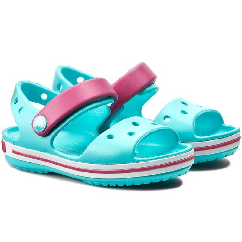 Sandale culoarea mentă cu elemente roz, pentru fete  45909
