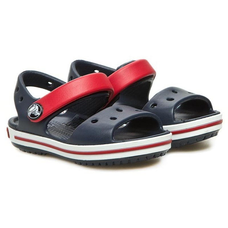 Sandale albastru, roșu și alb cu tehnologie Croslite, pentru băieți  45916