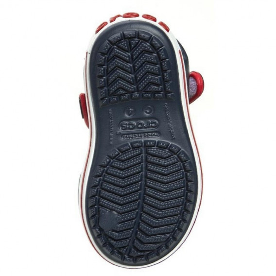 Sandale albastru, roșu și alb cu tehnologie Croslite, pentru băieți CROCS 45921 6