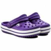 Papuci violet cu talpi groase - unisex CROCS 45943 