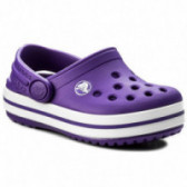 Papuci violet cu talpi groase - unisex CROCS 45946 4