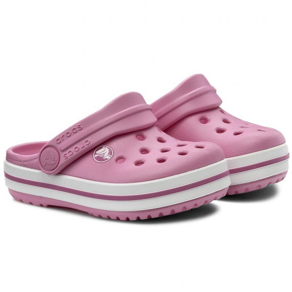 Papuci roz cu alb și tehnologie Croslite, pentru fete CROCS 45964 