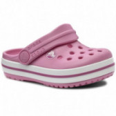 Papuci roz cu alb și tehnologie Croslite, pentru fete CROCS 45965 2