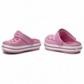 Papuci roz cu alb și tehnologie Croslite, pentru fete CROCS 45966 3