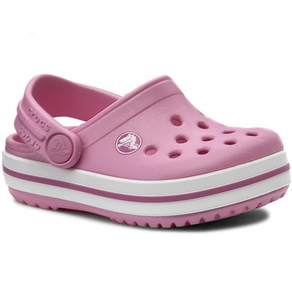 Papuci roz cu alb și tehnologie Croslite, pentru fete CROCS 45967 4