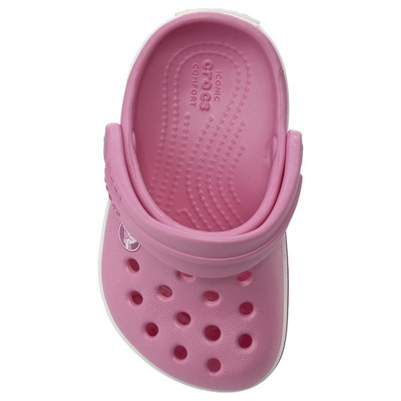 Papuci roz cu alb și tehnologie Croslite, pentru fete CROCS 45969 6