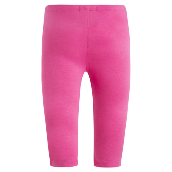 Colanți scurți din bumbac sport de culoare roz Canada House cu bandă elastică pentru fete Canada House 46076 2