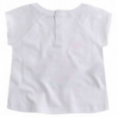 Bluză din bumbac cu mânecă scurtă și capse la spate pentru fete Canada House 46117 2