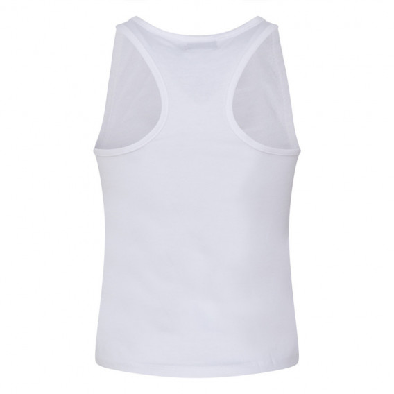 Tricou alb din bumbac cu imprimeu Surf Legend pentru fete Canada House 46219 2