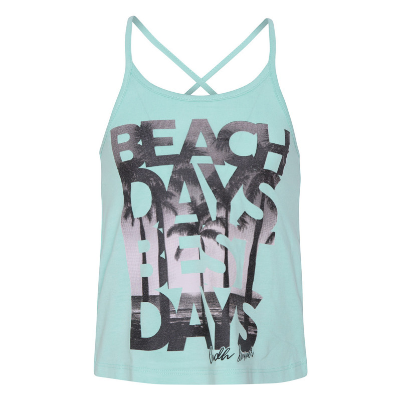Top de bumbac de vară cu Beach Days pentru fete  46236