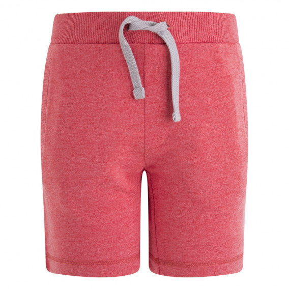 Pantaloni scurți din bumbac de vară de culoare roșie Canada House Canada House 46292 