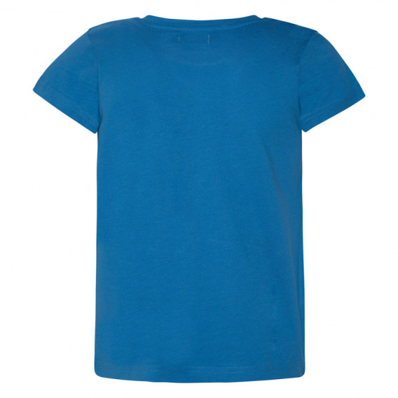 Bluză de bumbac cu mânecă scurtă, de culoare albastru, de la Canada House, cu imaginea unei plăci de surf pentru băieți Canada House 46301 2