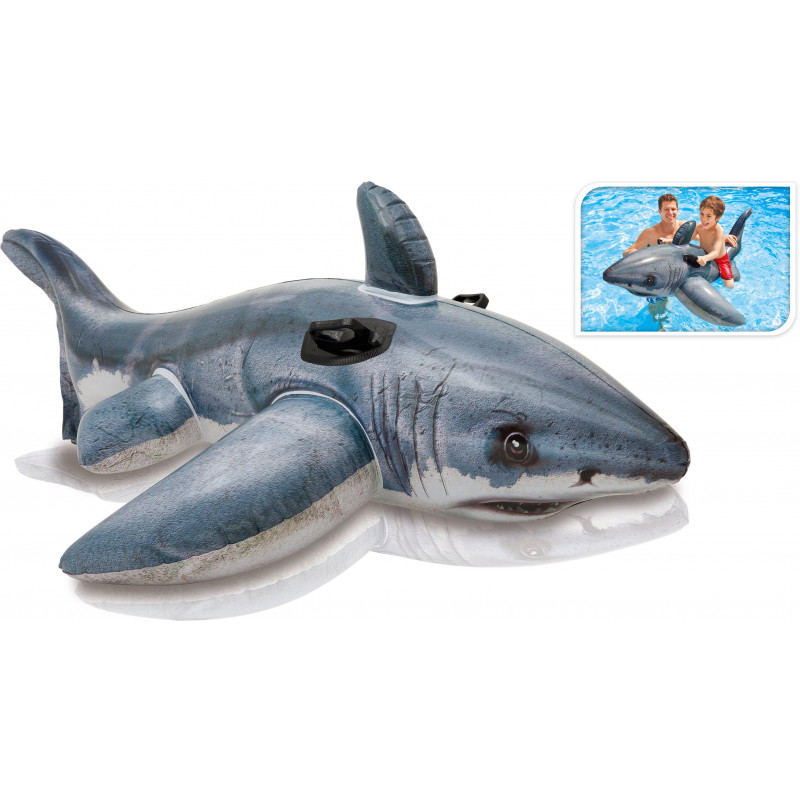 Saltea gonflabilă în formă de rechin, 173 x 107 cm  46404