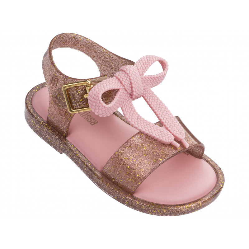 Sandale roz, cu bandă din cauciuc, pentru fete  46734