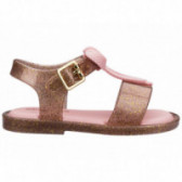 Sandale roz, cu bandă din cauciuc, pentru fete MINI MELISSA 46735 2