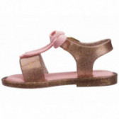 Sandale roz, cu bandă din cauciuc, pentru fete MINI MELISSA 46736 3