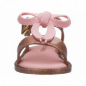 Sandale roz, cu bandă din cauciuc, pentru fete MINI MELISSA 46737 4