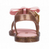 Sandale roz, cu bandă din cauciuc, pentru fete MINI MELISSA 46738 5
