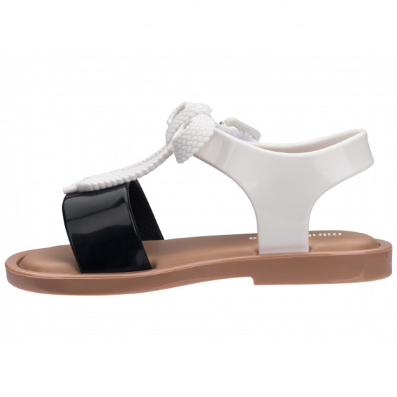 Sandale cu bandă de cauciuc albă, pentru fete MINI MELISSA 46742 3