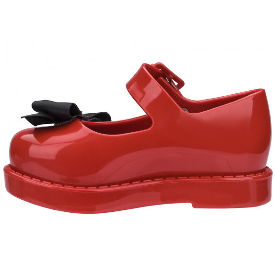 Pantofi roșii cu panglică neagră, pentru fete MINI MELISSA 46752 3