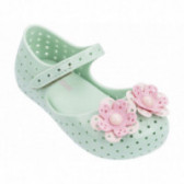 Pantofi cu două flori roz, pentru fete MINI MELISSA 46755 