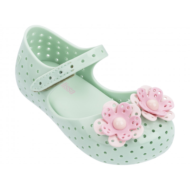 Pantofi cu două flori roz, pentru fete  46755