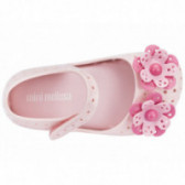 Pantofi roz, cu flori, pentru fete  MINI MELISSA 46765 6