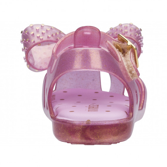 Sandale pentru fete din silicon cu o panglică MINI MELISSA 46771 2