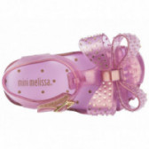 Sandale pentru fete din silicon cu o panglică MINI MELISSA 46772 3