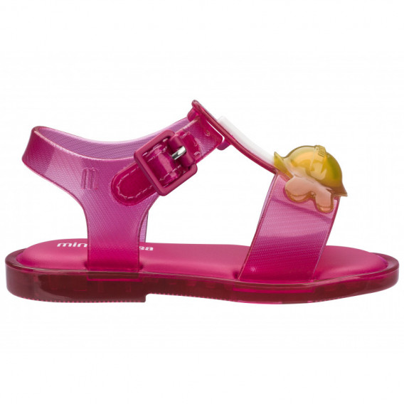 Sandale roz cu ornament galben pentru fete MINI MELISSA 46801 2