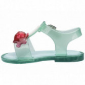 Sandale verzi cu ornament roșu pentru fete MINI MELISSA 46808 3