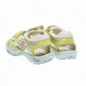 Sandale pentru călătorii, de culoare galbenă, pentru fete Bama 48270 4