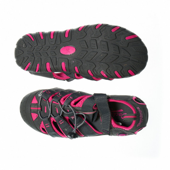 Sandale cu bandă velcro și șnur elastic, pentru fete Dockers 48301 3