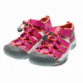 Sandale de drumeție, de culoare roz, pentru fete Keen 48303 