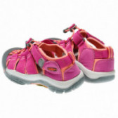 Sandale de drumeție, de culoare roz, pentru fete Keen 48304 2