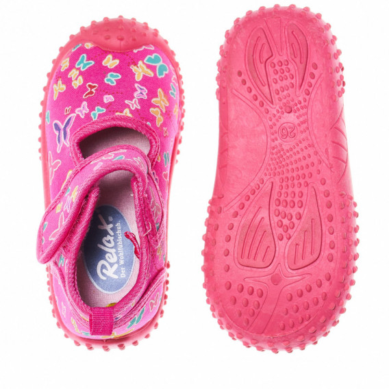 Papuci cu imprimeu fluture pentru fete Relax 48373 3
