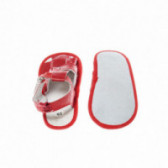 Sandale din piele naturală, cu bandă velcro, pentru fetițe Playshoes 48385 3