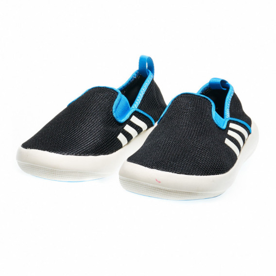 Pantofi elastici cu accente albastre pentru băieți Adidas 48413 
