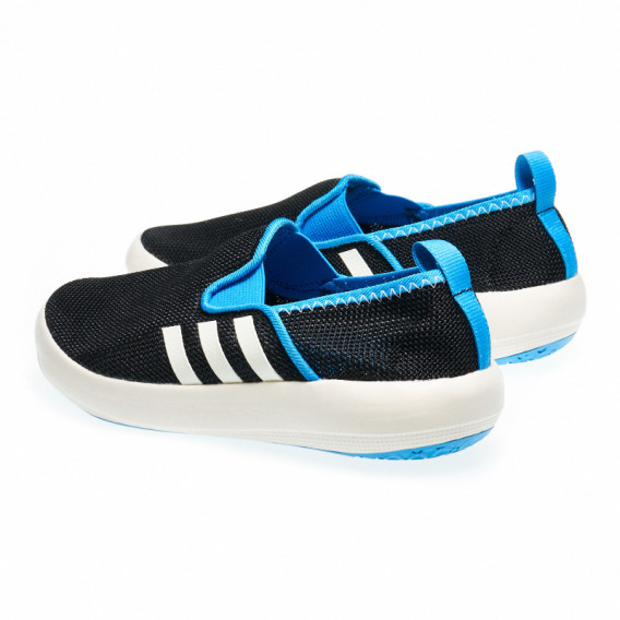 Pantofi elastici cu accente albastre pentru băieți Adidas 48414 2