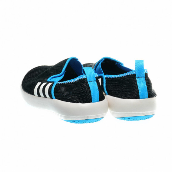 Pantofi elastici cu accente albastre pentru băieți Adidas 48416 4