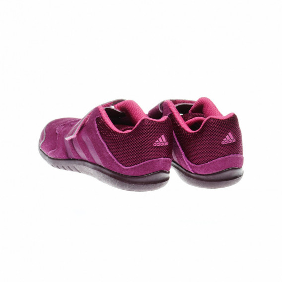 Adidași de culoare violet cu sigla brandului pentru fete Adidas 48439 4