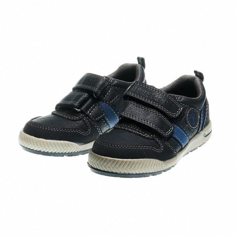 Pantofi pentru băieți cu detalii albastre  48452