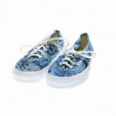 Pantofi de culoare albastră cu șireturi pentru fete Vans 48771 