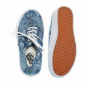 Pantofi de culoare albastră cu șireturi pentru fete Vans 48773 3