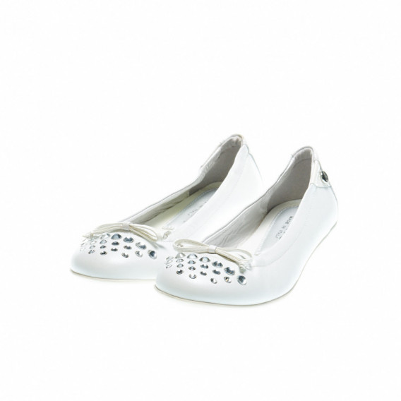 Pantofi albi pentru fete Parrot 48945 