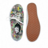 Pantofi cu imprimeu floral și tălpi albi pentru fete Vans 48994 3