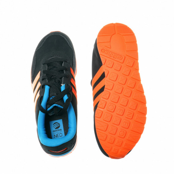 Pantofi de alergare colorați negri pentru băieți Adidas 49062 4